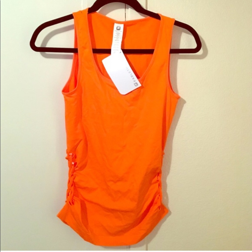 Fabletics Orange Top never worn